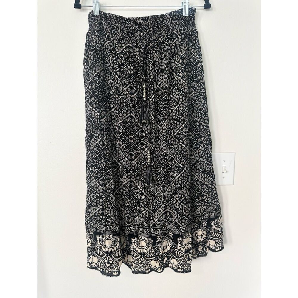 Soft Surroundings Floral Maxi/Midi Skirt PS (6-8)
